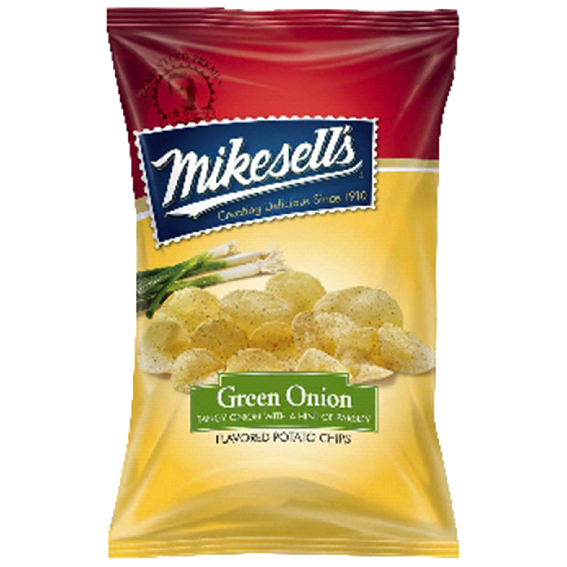 slide 1 of 1, Mikesell's Mikesells Potato Chips Green Onion, 9.5 oz