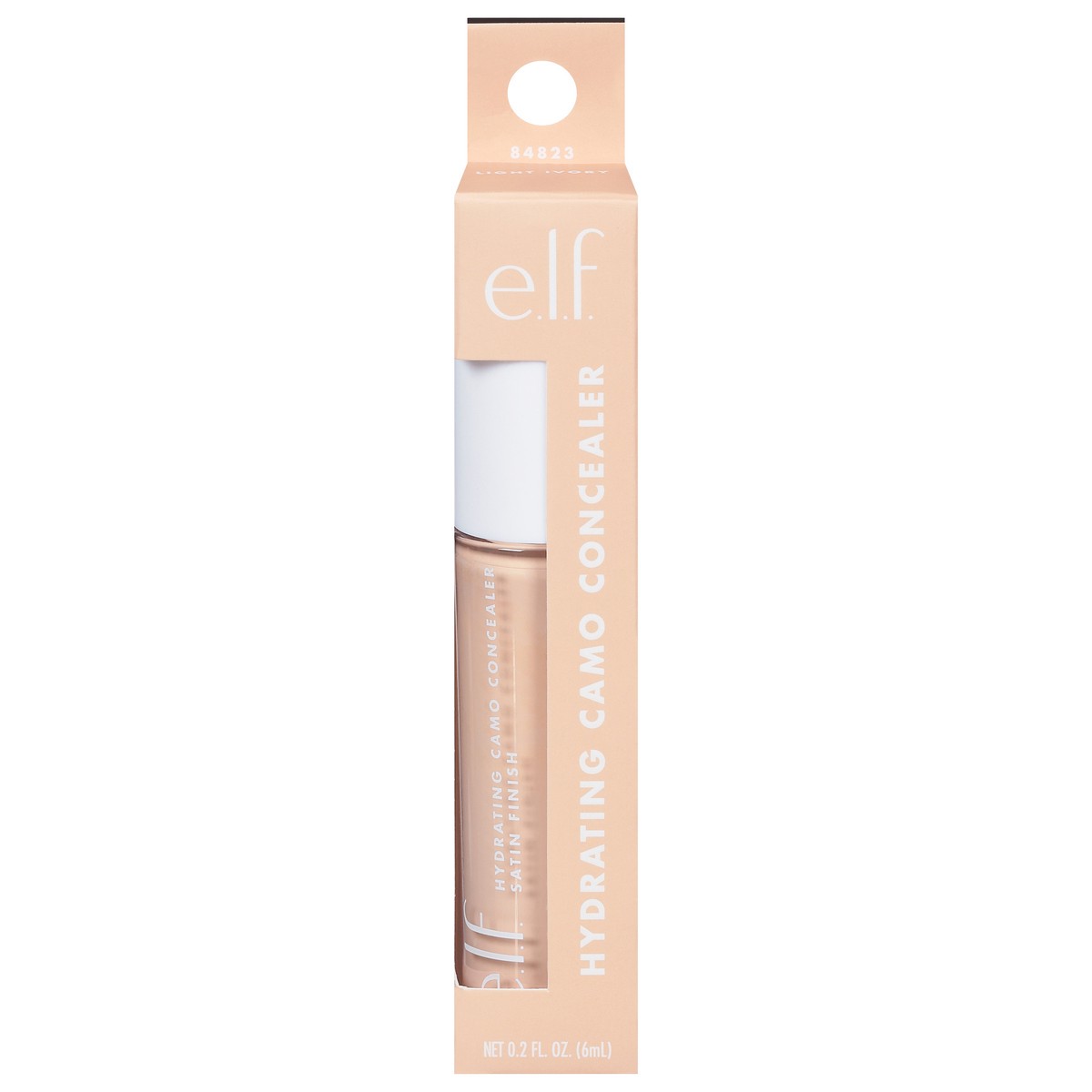 slide 1 of 9, e.l.f. Hydrating Camo Concealer, Light Ivory, 0.2 fl oz