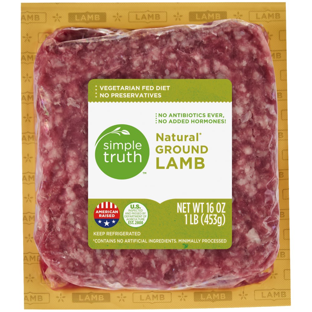 slide 1 of 1, Simple Truth Natural Ground Lamb, 1 lb