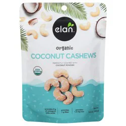 Elan Organic Coconut Cashews - 5.6 oz