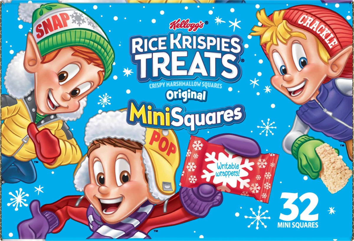 slide 5 of 7, Rice Krispies Treats Kellogg's Rice Krispies Treats Mini Marshmallow Snack Bars, Original, 32 Ct, 12.4 Oz, Box, 12.4 oz