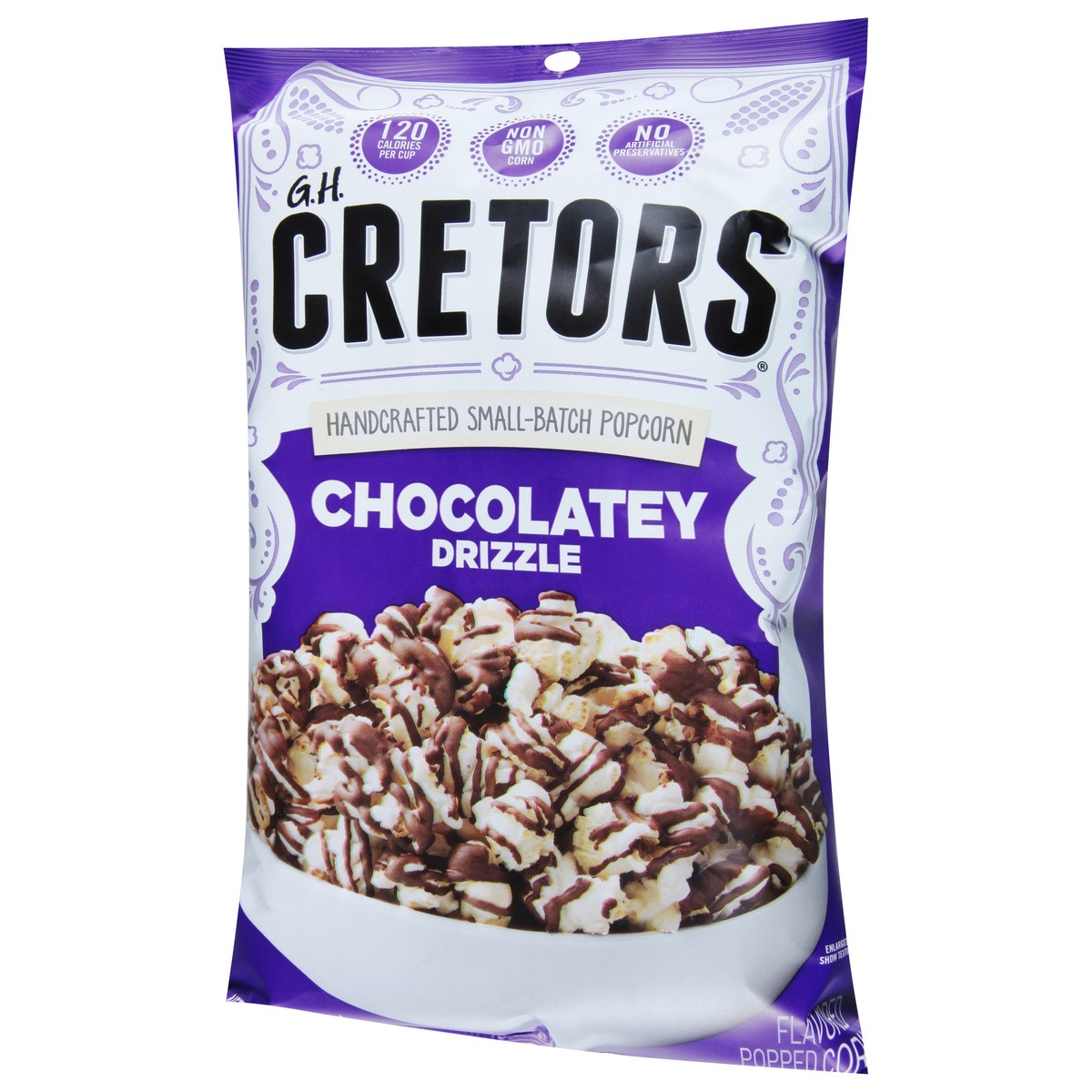 slide 3 of 9, GH Cretors Cretors Chocolatey Drizzle Popcorn 5.5 oz, 5.5 oz