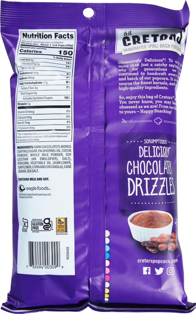 slide 2 of 9, GH Cretors Cretors Chocolatey Drizzle Popcorn 5.5 oz, 5.5 oz