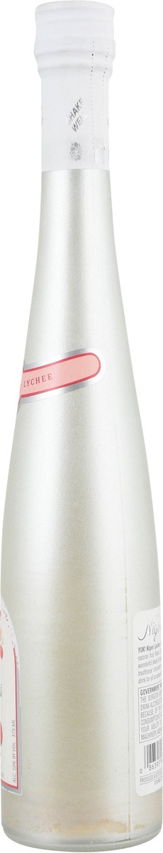 slide 6 of 12, Nigori Unfiltered Yuki Lychee Sake 375 ml, 12.7 oz