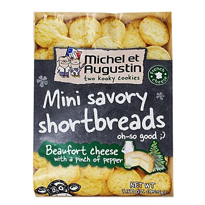 slide 1 of 1, Michel et Augustin Shortbreads Beaufort Cheese With Pepper, 3.37 oz