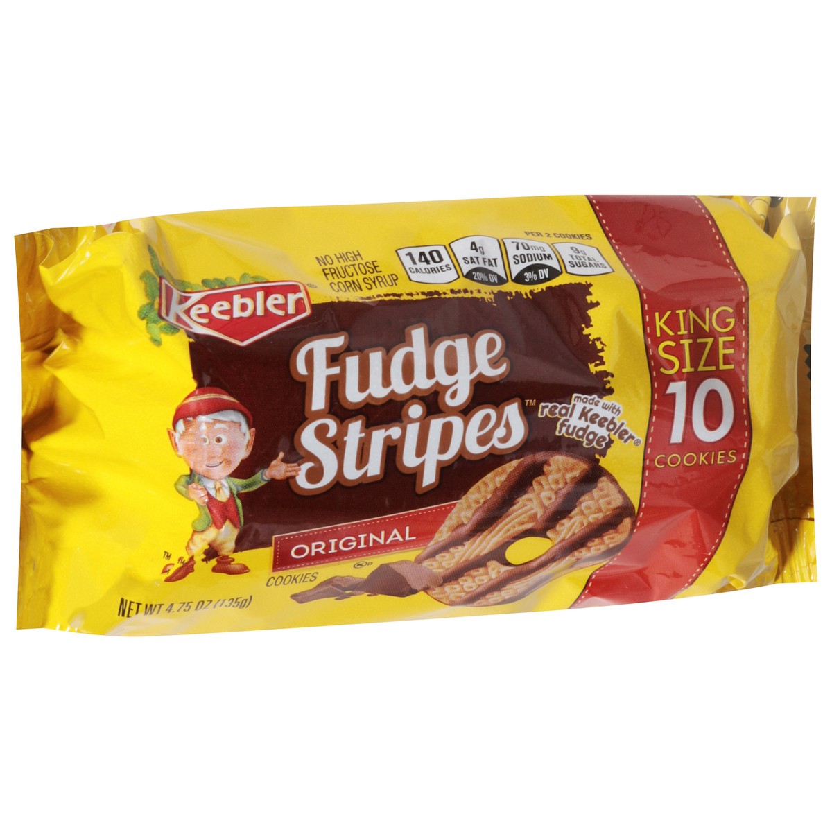 slide 9 of 14, Keebler Fudge Stripes Original Cookies 4.75 oz, 4.75 oz