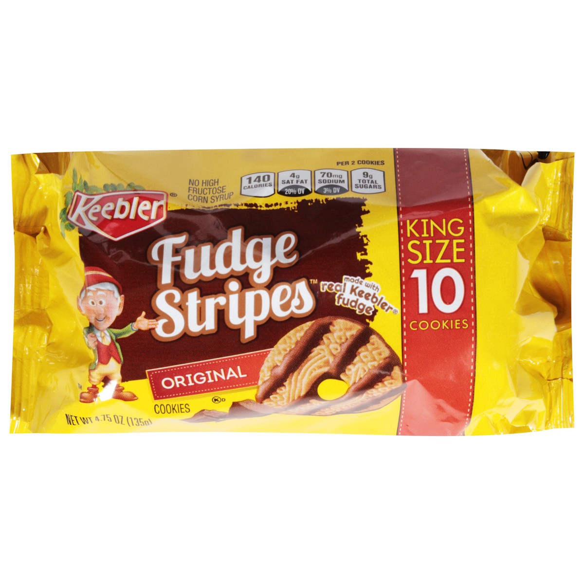 slide 13 of 14, Keebler Fudge Stripes Original Cookies 4.75 oz, 4.75 oz