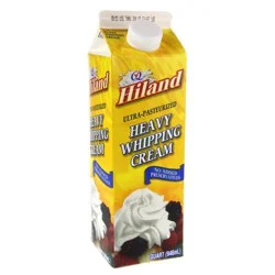 Hiland Dairy Ultra Pasteurized Heavy Whipping Cream