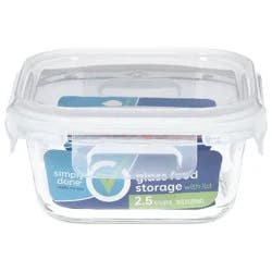 Simply Done Glass Food Storage with Lid - 2.5 Cups