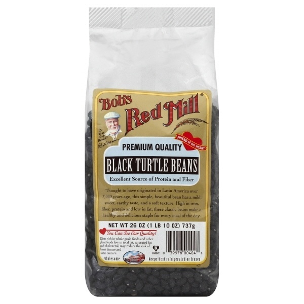 slide 1 of 1, Bob's Red Mill Premium Quality Black Turtle Beans, 26 oz