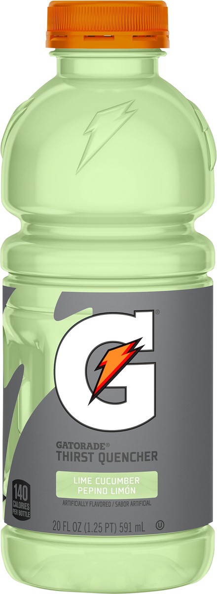 slide 2 of 3, Gatorade Lime Cucumber, 20 fl oz