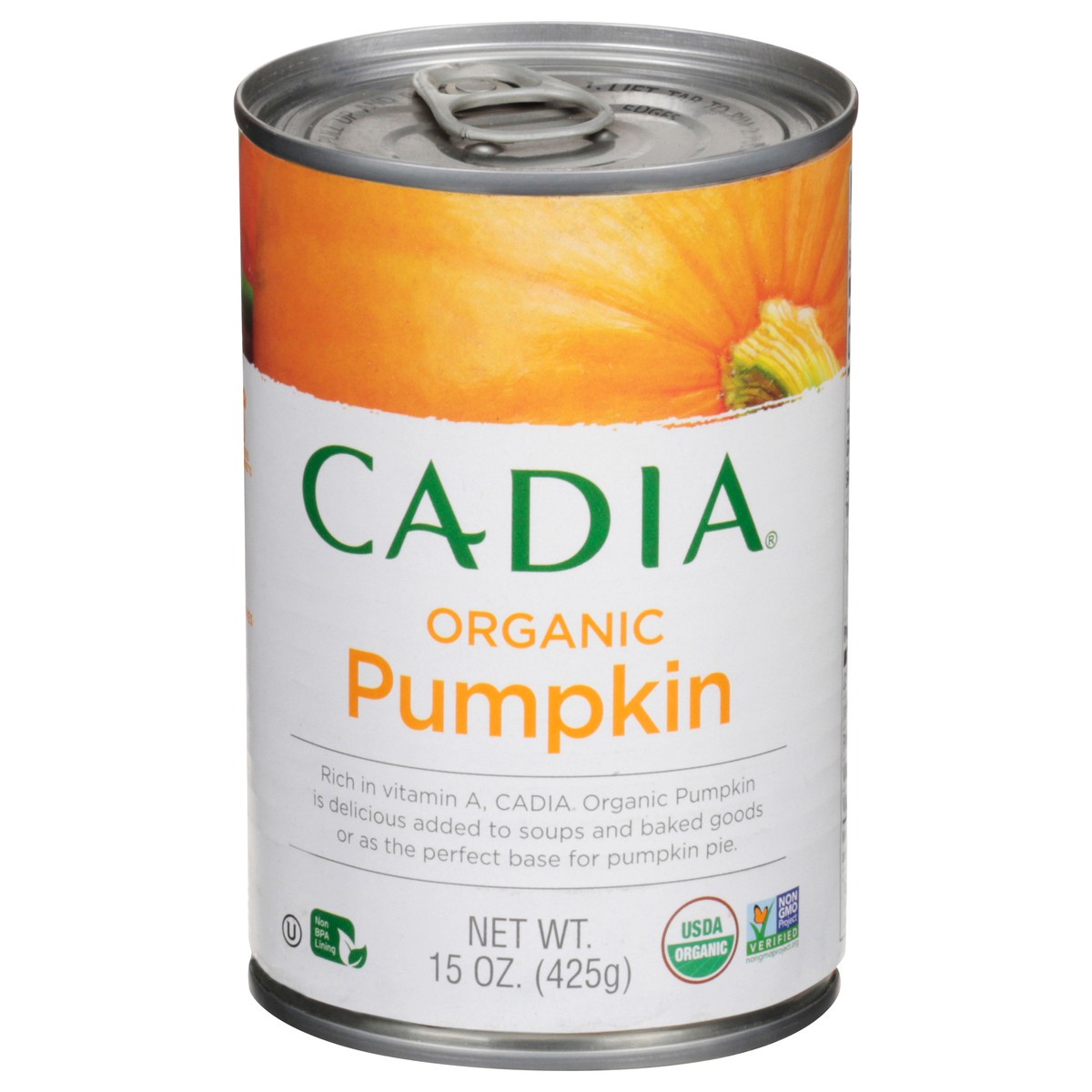 slide 1 of 13, Cadia Pumpkin Org, 15 oz