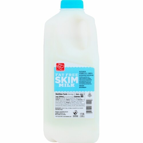slide 1 of 1, Harris Teeter Ff Skim Milk, 1 ct