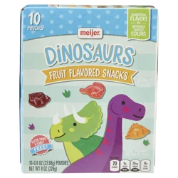 Meijer Dinosaur Fruit Flavored Snacks