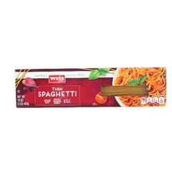 Weis Quality Classic Pasta Enriched Macaroni Product, Thin Spaghetti