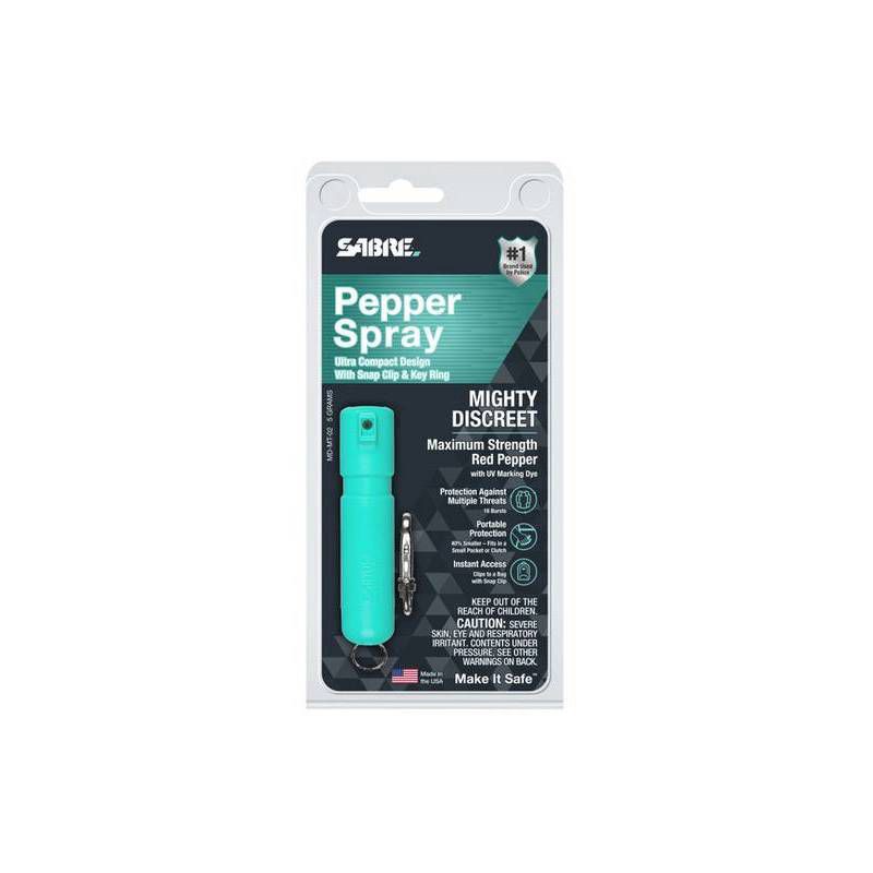 slide 4 of 8, SABRE Mighty Discreet Pepper Spray, 1 ct