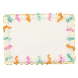 Weis Bakery Creations 1/4 Pre Decorated Sheet Cake