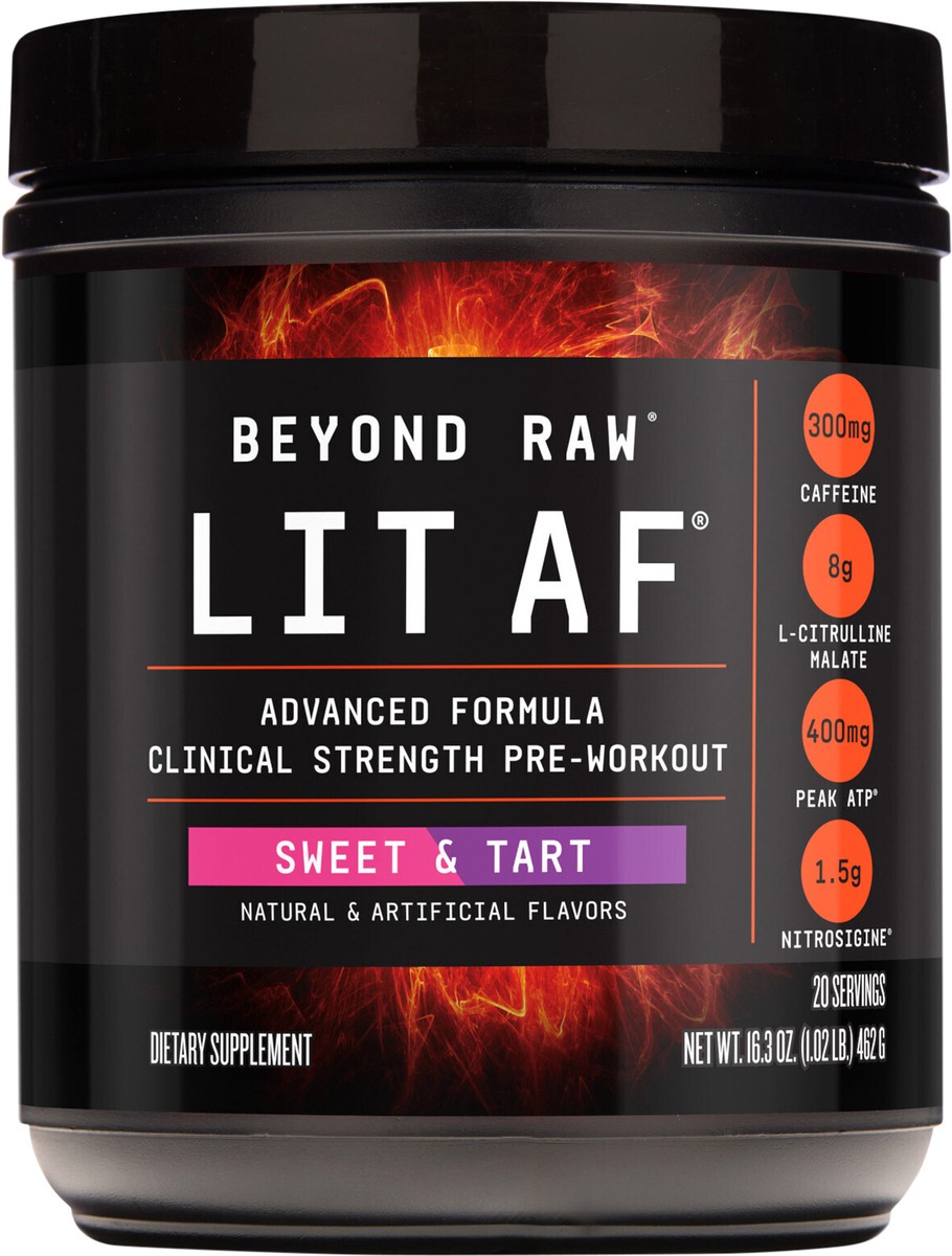 slide 2 of 8, Beyond Raw LIT AF - Sweet and Tart, 1 ct