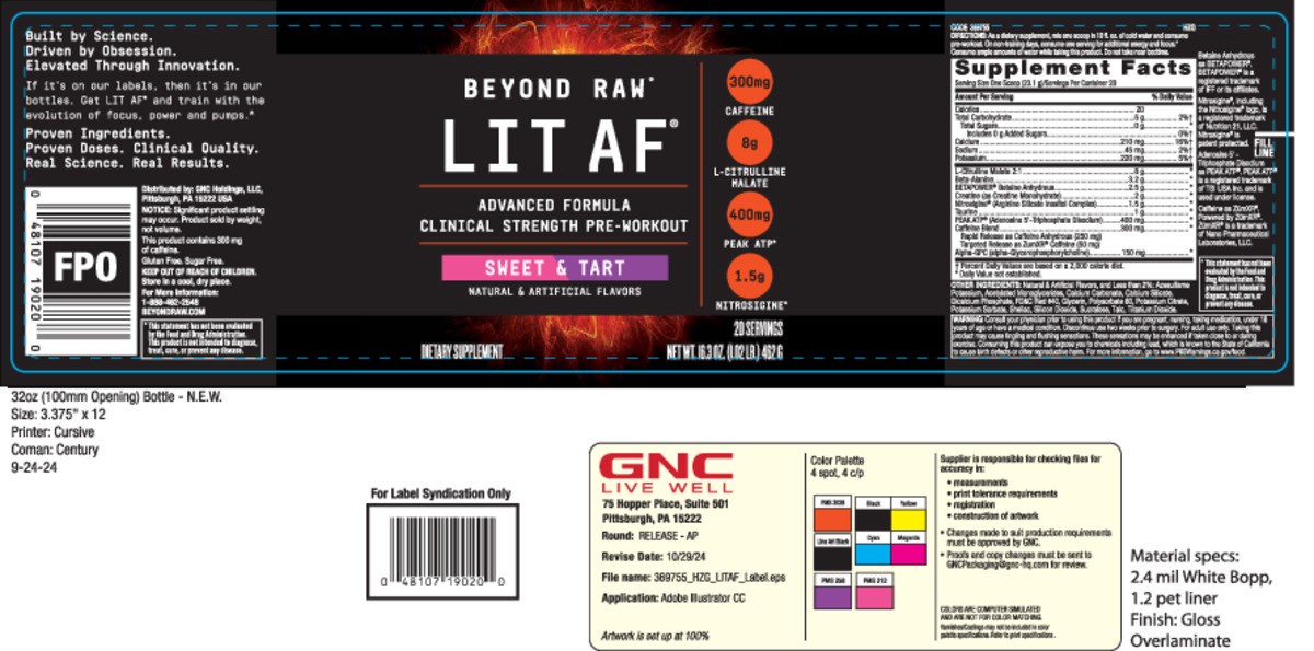 slide 6 of 8, Beyond Raw LIT AF - Sweet and Tart, 1 ct