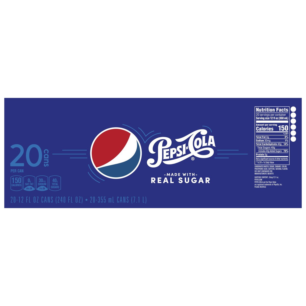 slide 3 of 5, Pepsi Soda - 15 lb, 15 lb