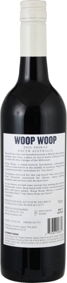 slide 9 of 11, Woop Woop Wines Australia Sauvignon Blanc 750 ml, 750 ml