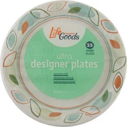 Life Goods Plates Ultra Designer 10.06 25 Count