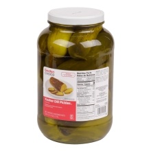 slide 1 of 1, GFS Whole Kosher Dill Pickles, 20 ct