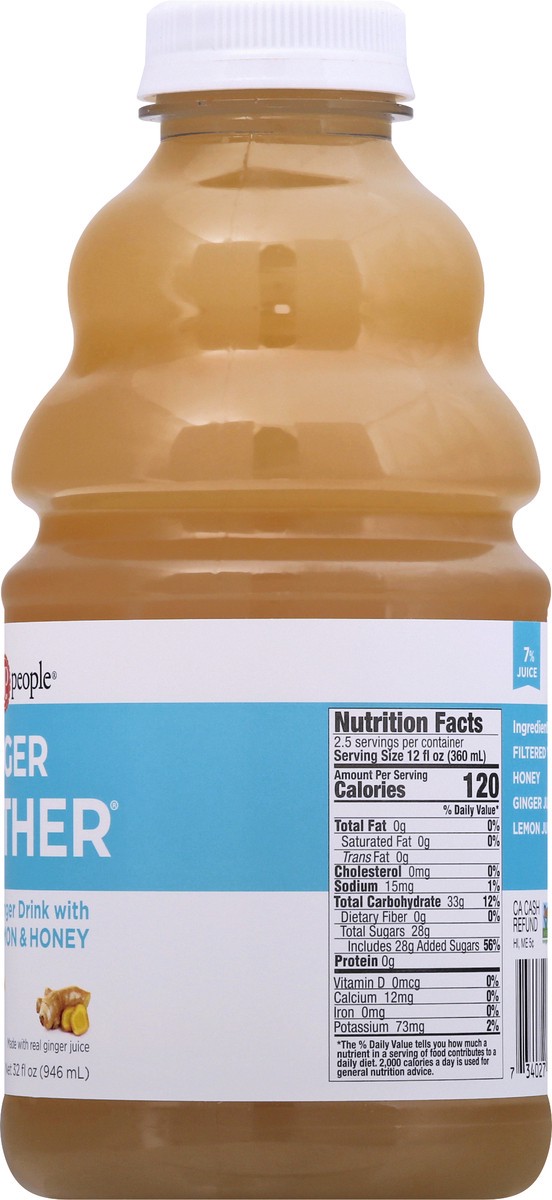 slide 7 of 12, The Ginger People Lemon & Honey Gingerade Ginger Soother 32 fl oz, 32 fl oz
