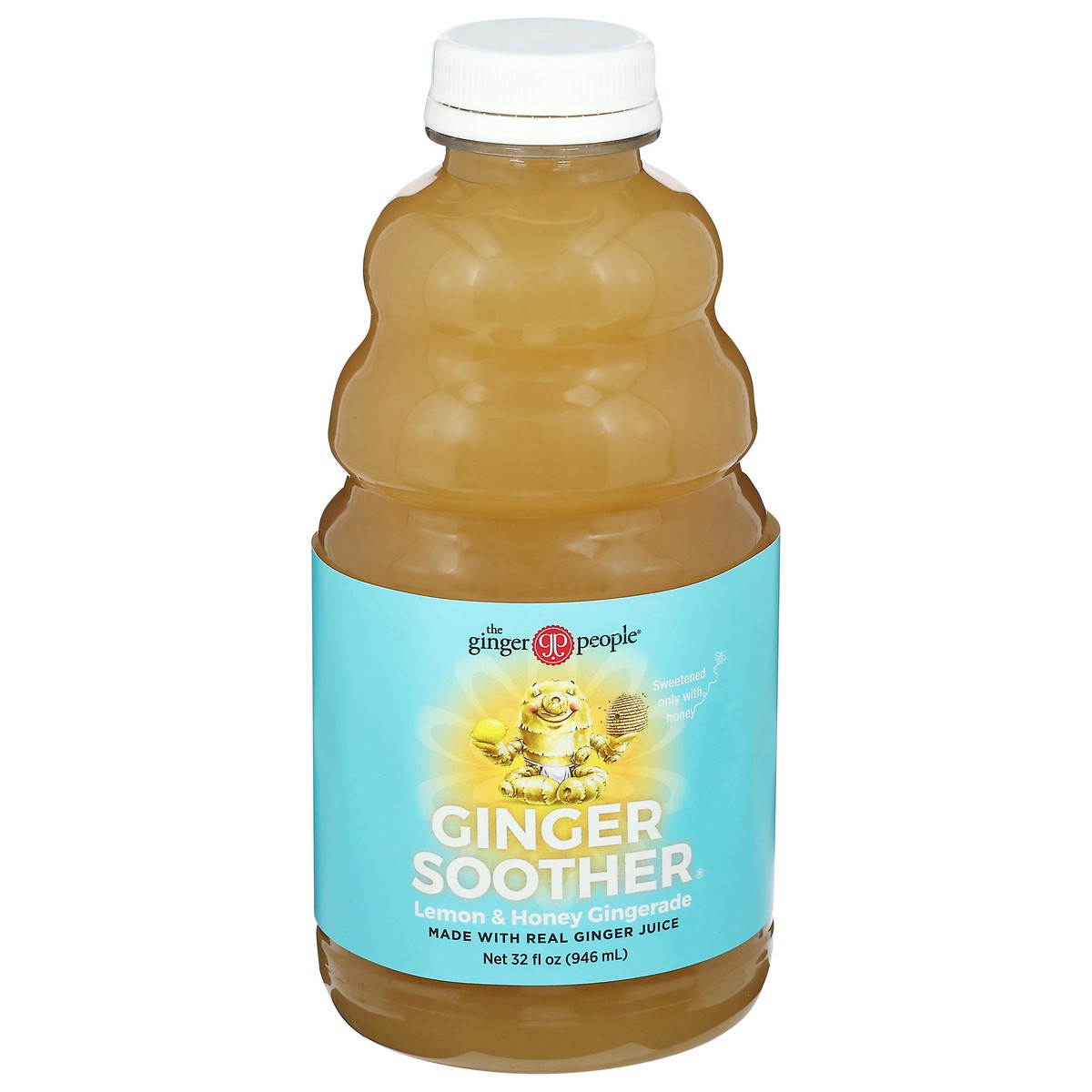 slide 1 of 12, The Ginger People Lemon & Honey Gingerade Ginger Soother 32 fl oz, 32 fl oz