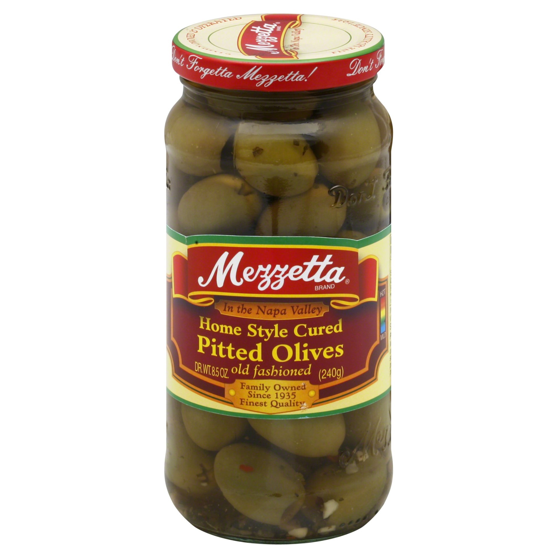 slide 1 of 1, Mezzetta Homestyle Olives, 8.5 oz