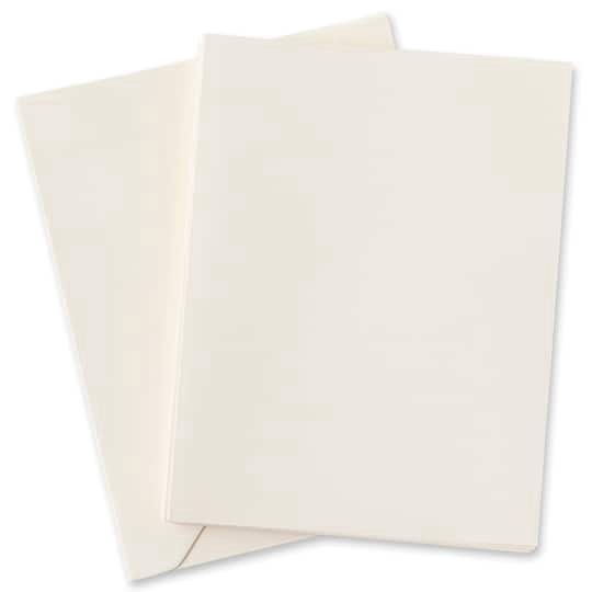 slide 1 of 3, Ivory Cards & Envelopes By Recollections, 4.25" X 5.5", 4.25 in x 5.5 in