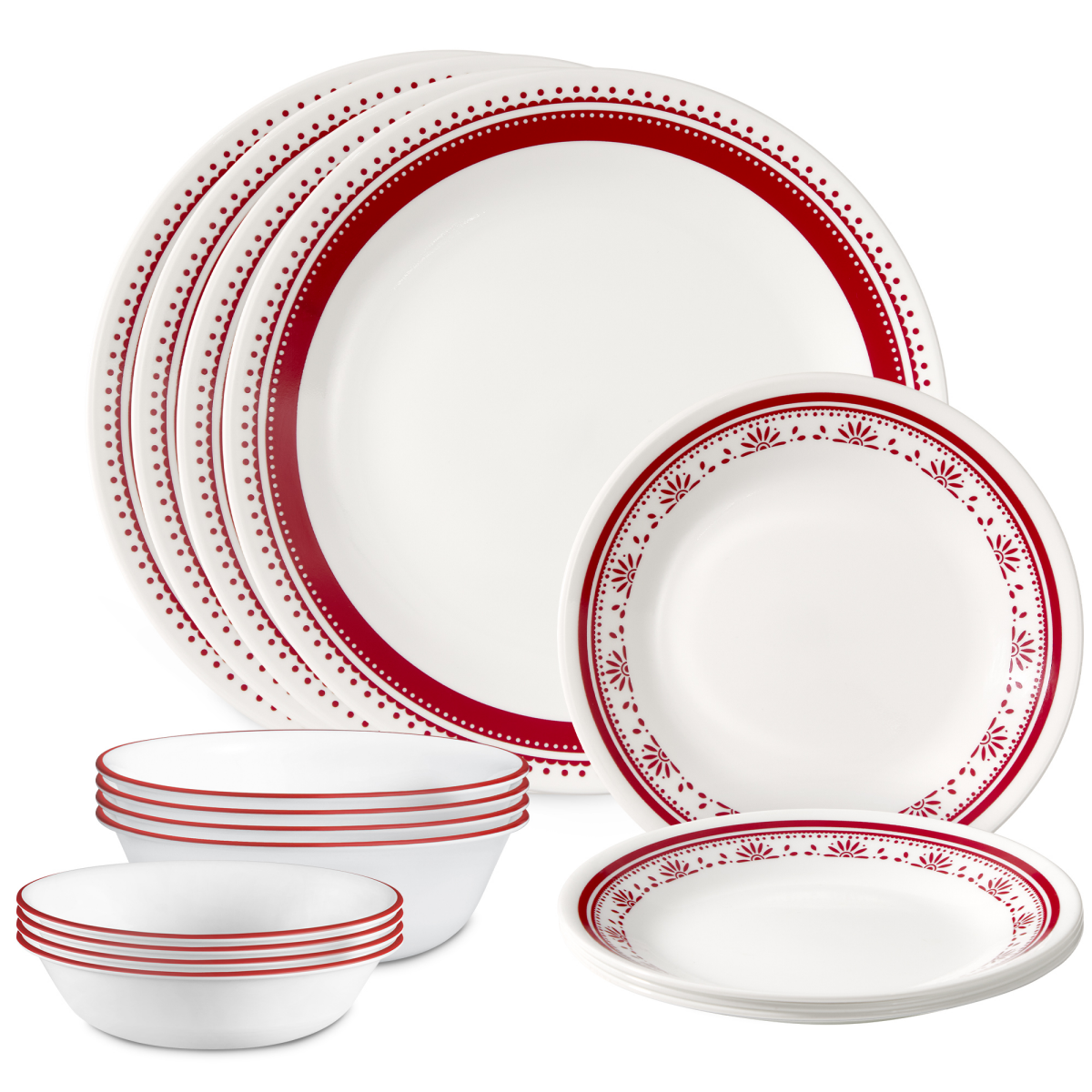 slide 1 of 2, Corelle Vitrelle Classic Sadie 16-piece Dinnerware Set, 1 ct