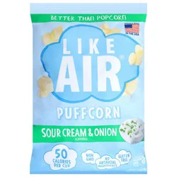 Like Air Puffcorn Sour Cream And Onion