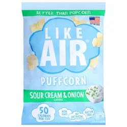 Like Air Puffcorn Sour Cream And Onion