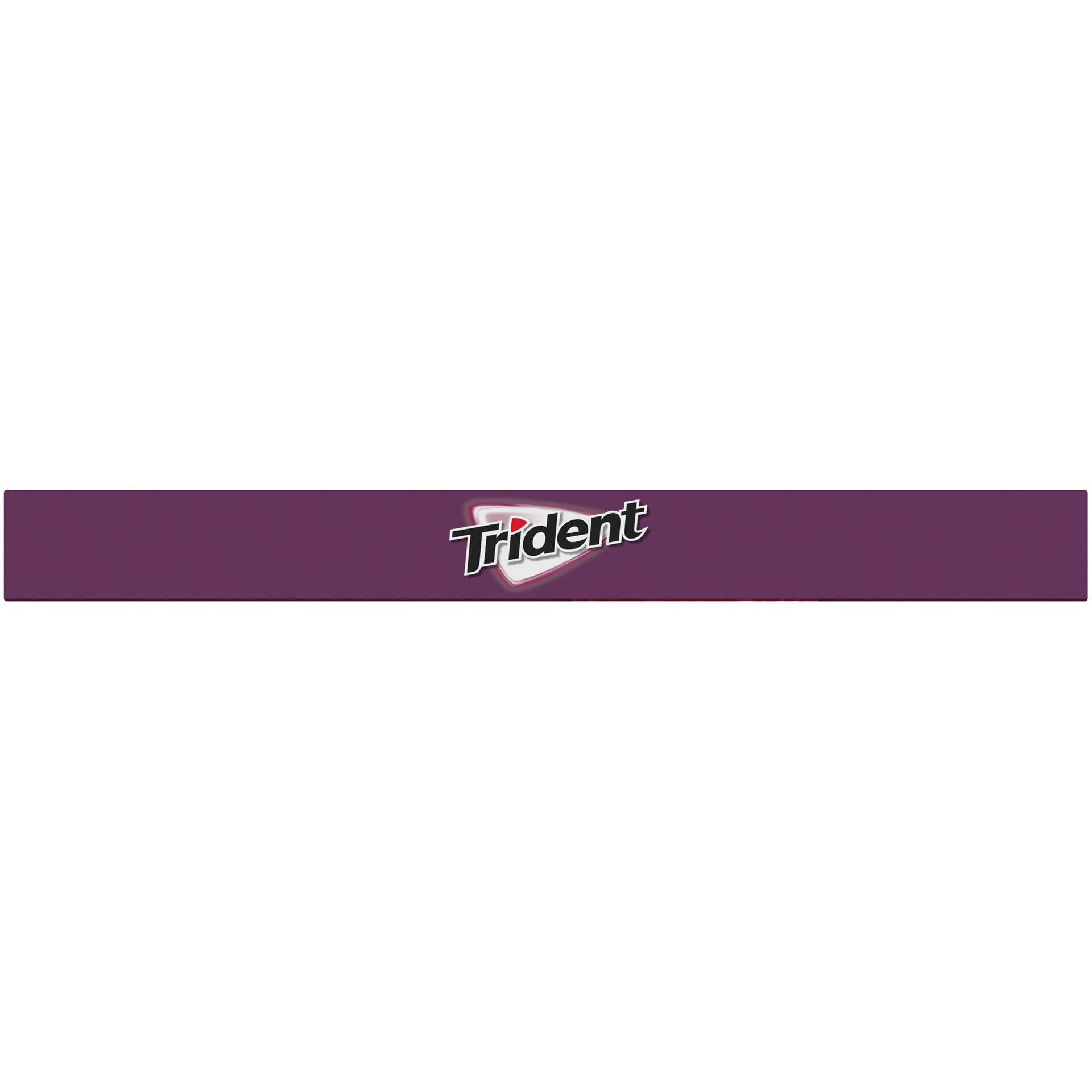 slide 8 of 10, Trident Black Raspberry Twist Sugar Free Gum, Made with Xylitol, 14 Piece Pack, 14 ct