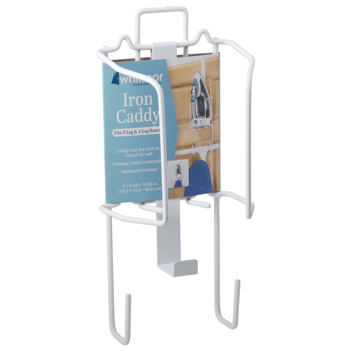 slide 8 of 9, Whitmor Room & Retreat Wire Over-the-Door Ironing Caddy - White, 1 ct