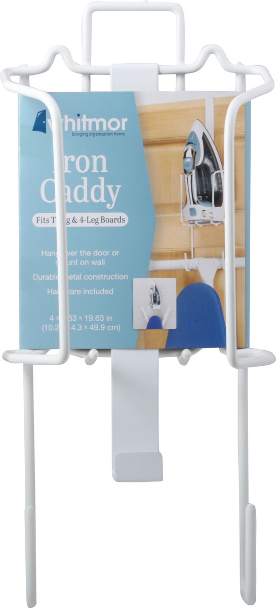 slide 5 of 9, Whitmor Room & Retreat Wire Over-the-Door Ironing Caddy - White, 1 ct