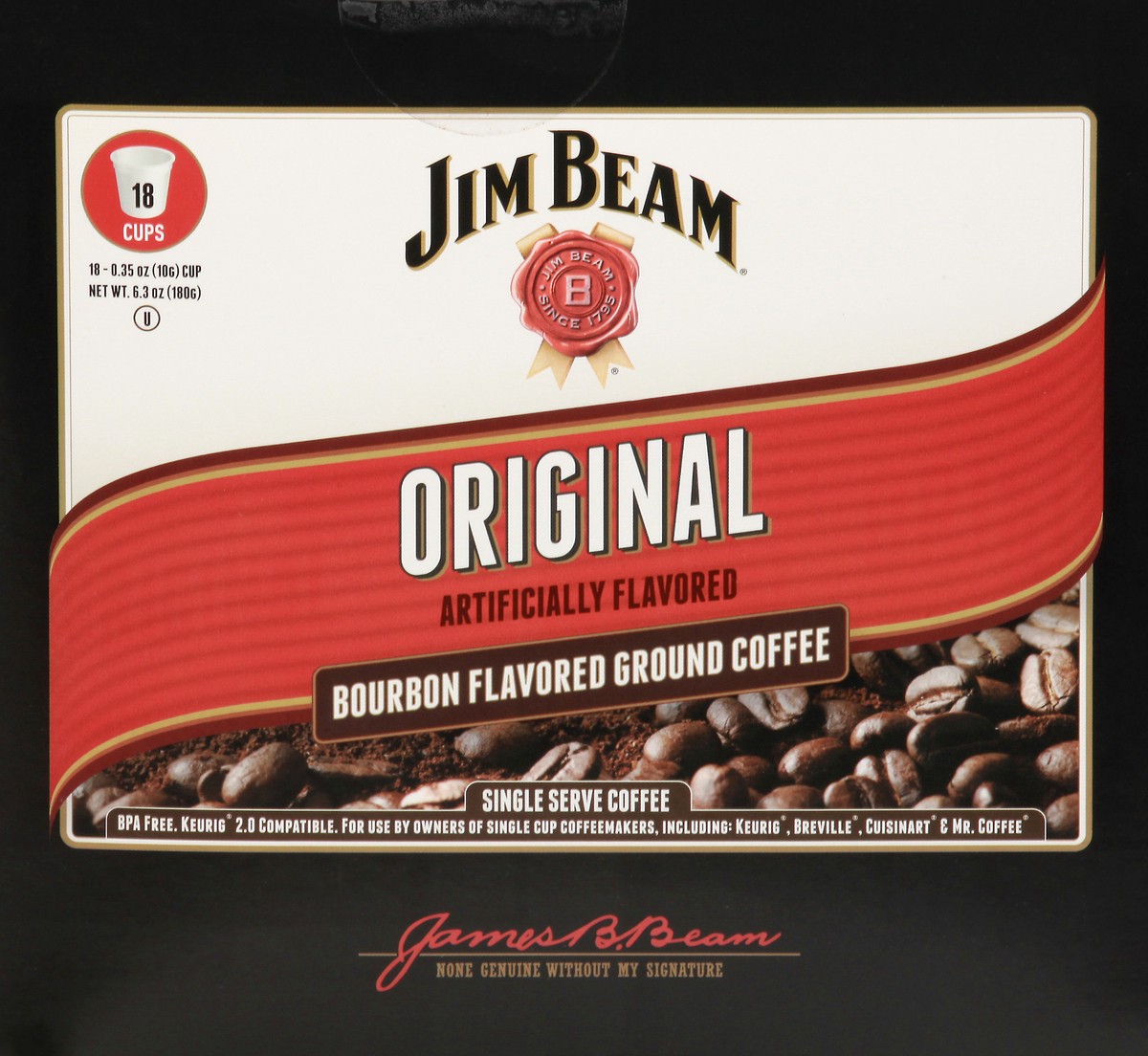 slide 9 of 11, Jim Beam Coffee - 18 ct, 18 ct