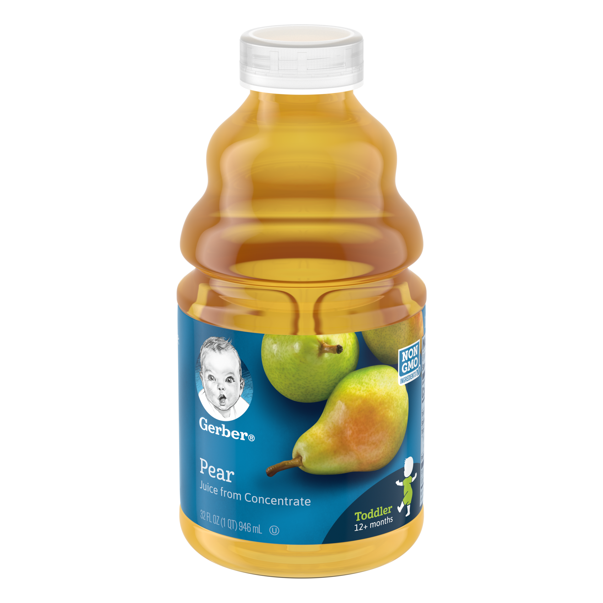 slide 1 of 5, Gerber Juice Gerber Pear Fruit Juice, Pear, 32 fl oz Bottle, 32 fl oz