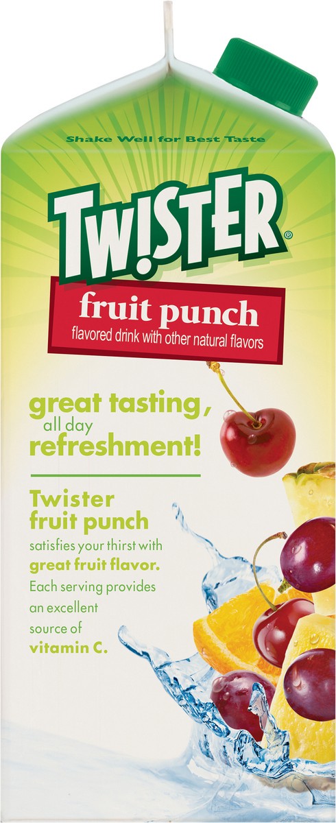 slide 6 of 14, Twister Tw!ster Flavored Drink, Fruit Punch- 59 fl oz, 59 fl oz