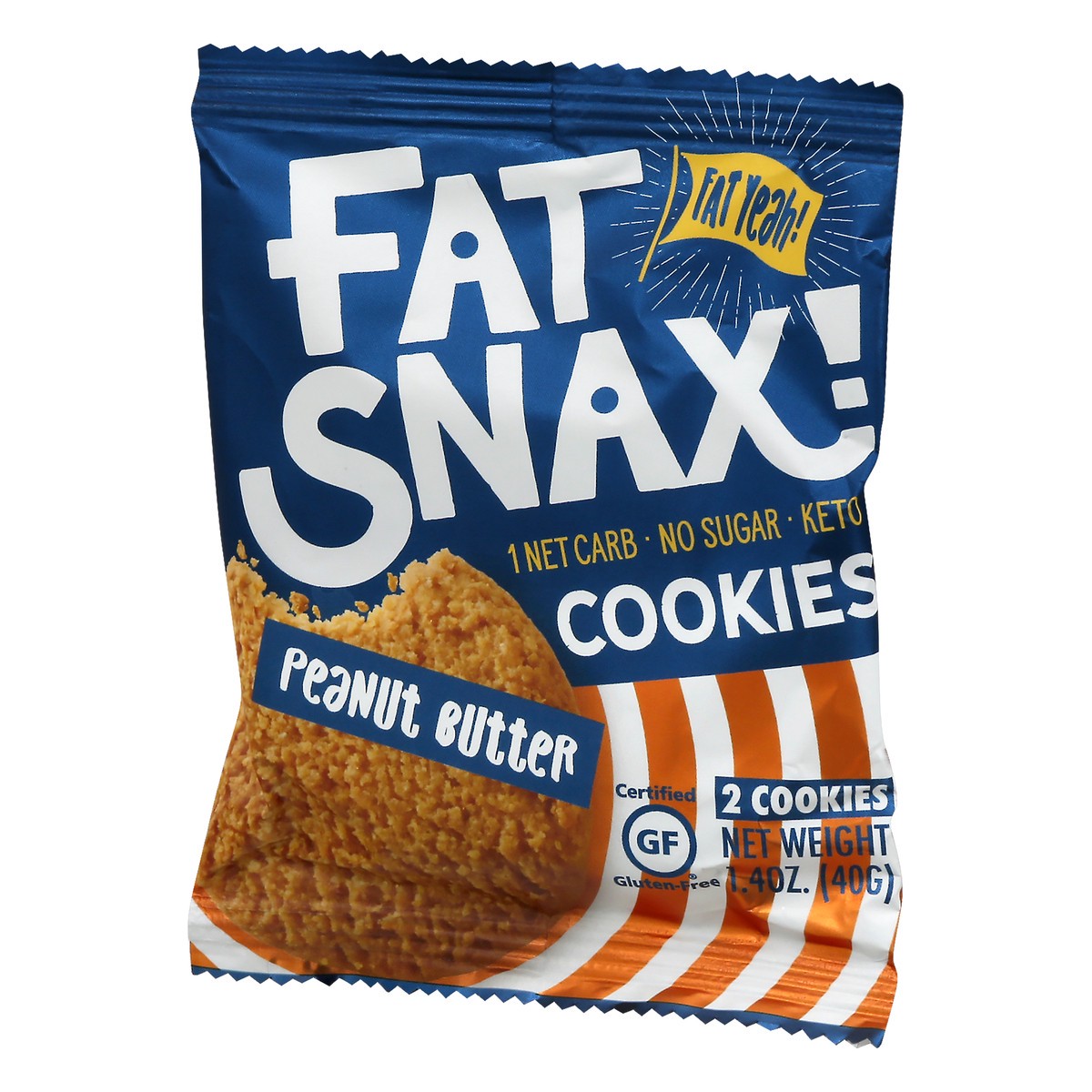 slide 2 of 10, Fat Snax Keto Peanut Butter Cookies, 1.4 oz