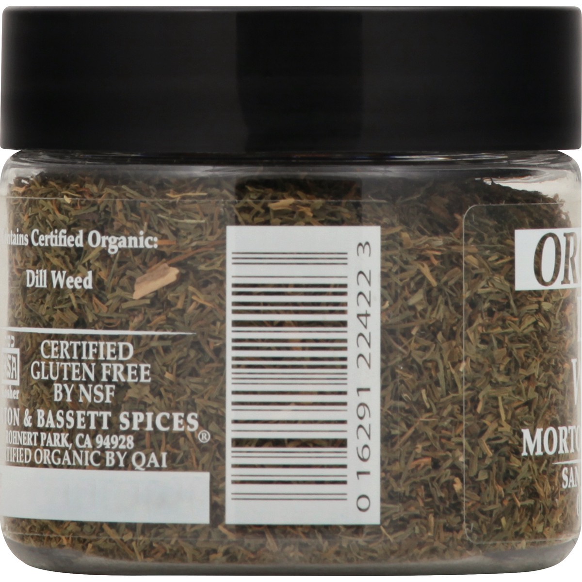 slide 4 of 7, Morton & Bassett Dill Weed, Organic, 4 oz