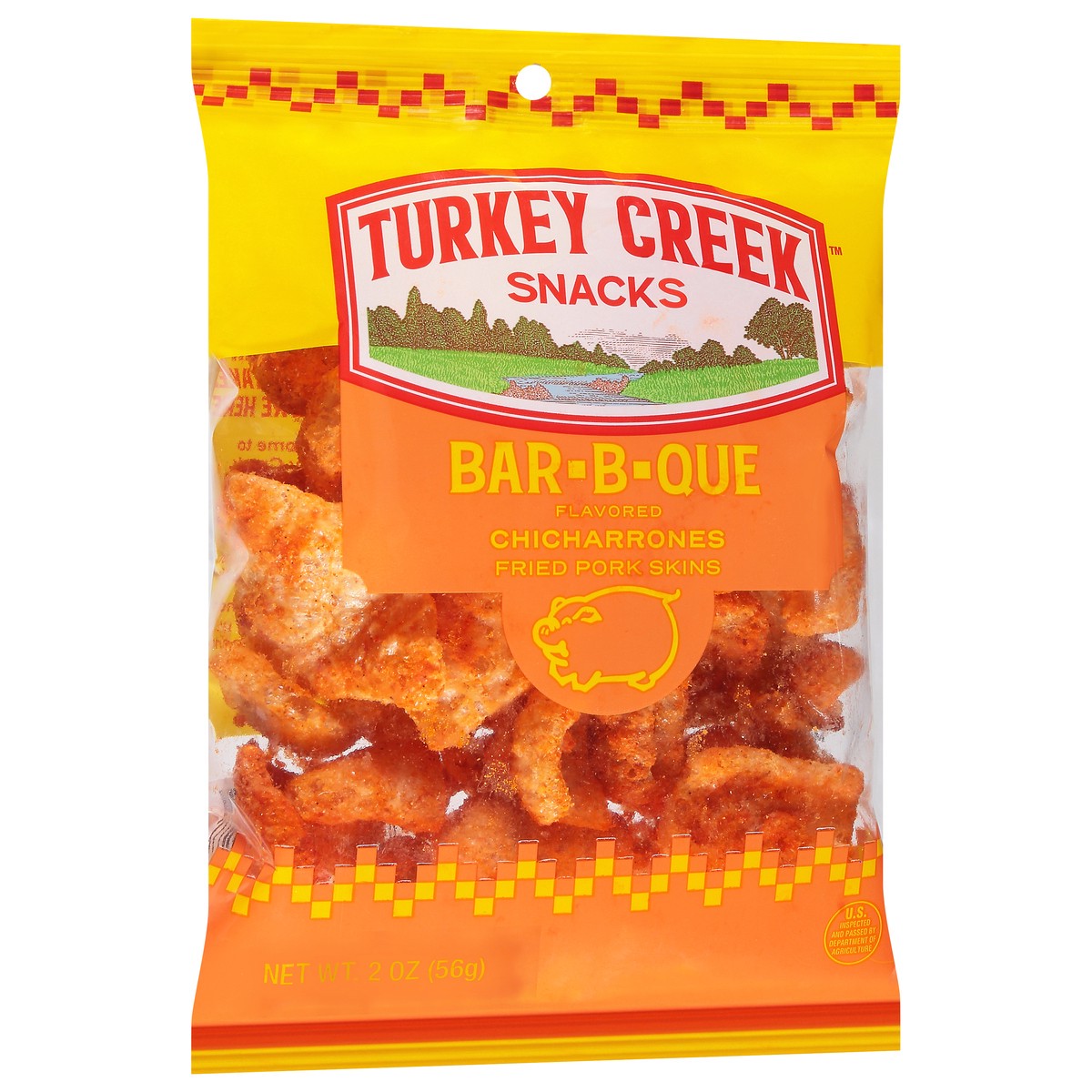 slide 2 of 13, Turkey Creek Bar-Que Flavored Chicharrones - 2 oz, 2 oz
