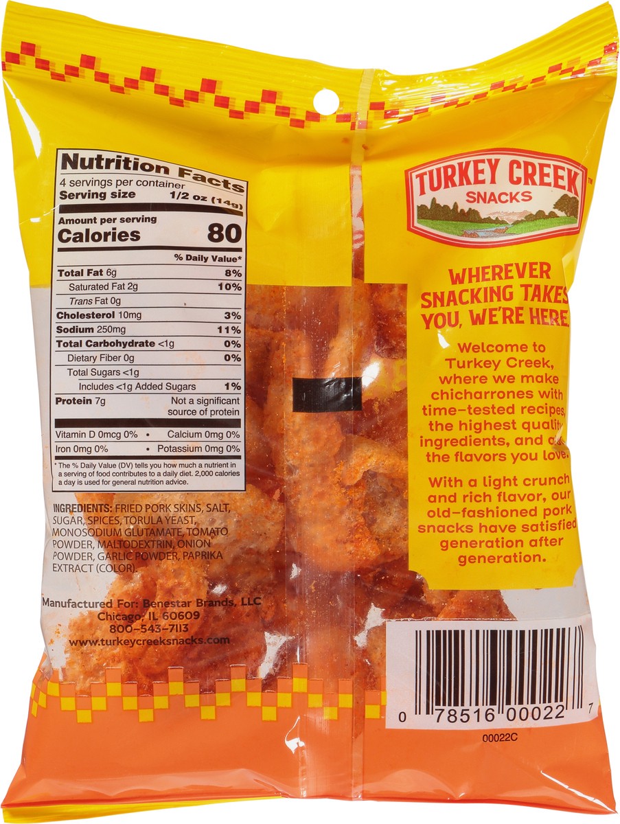Turkey Creek BarBQue Flavored Chicharrones 2 oz 2 oz Shipt