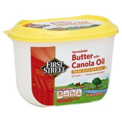First Street Spreadable Butter With Canola Oil