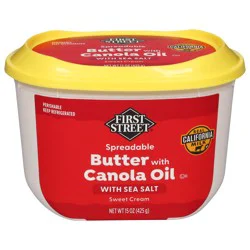 First Street Spreadable Butter With Canola Oil