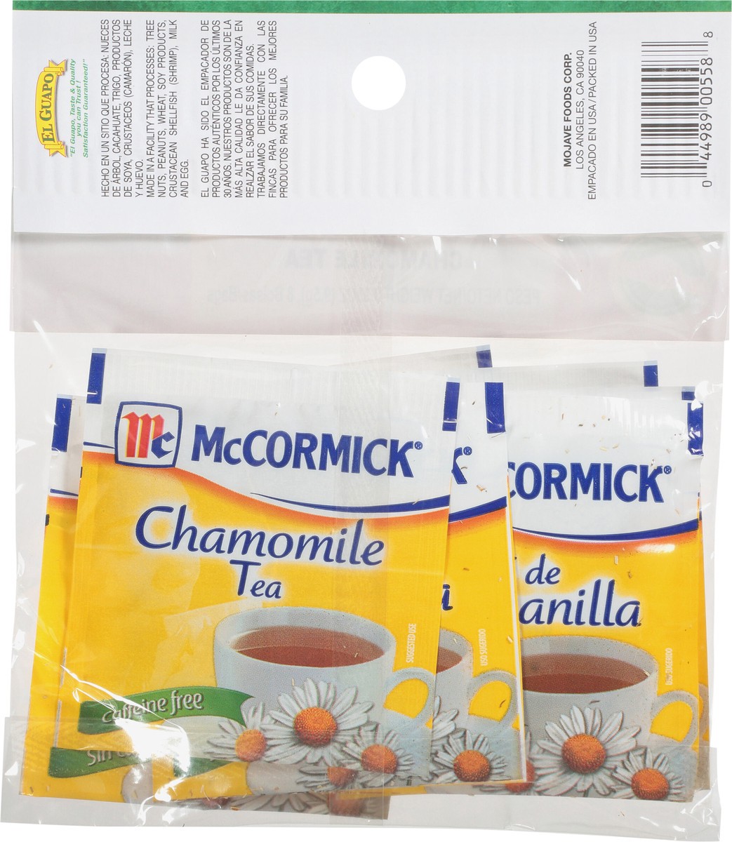 slide 7 of 9, El Guapo Chamomile Tea (Te de Manzanilla), 0.021 lb, 8 ct