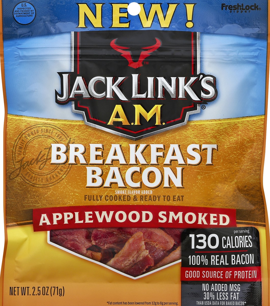 slide 1 of 4, Jack Link's Bacon 2.5 oz, 2.5 oz