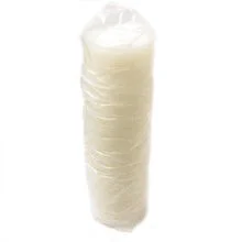 Dart Straw Slot Translucent Plastic Lids
