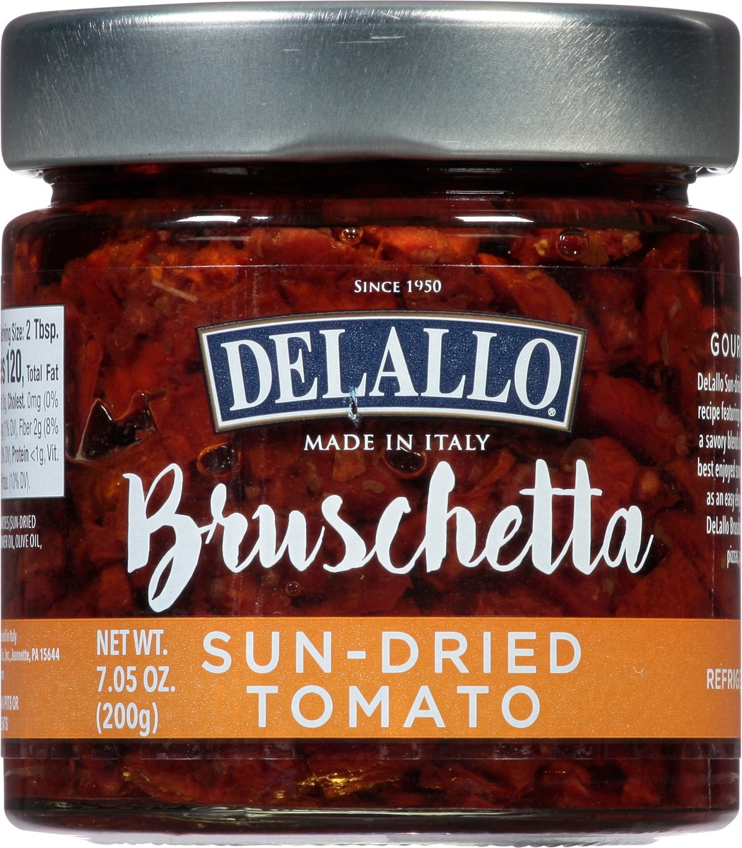 slide 1 of 13, DeLallo Sundried Tomato Bruschetta, 7.05 oz